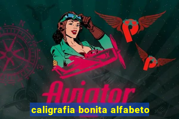 caligrafia bonita alfabeto